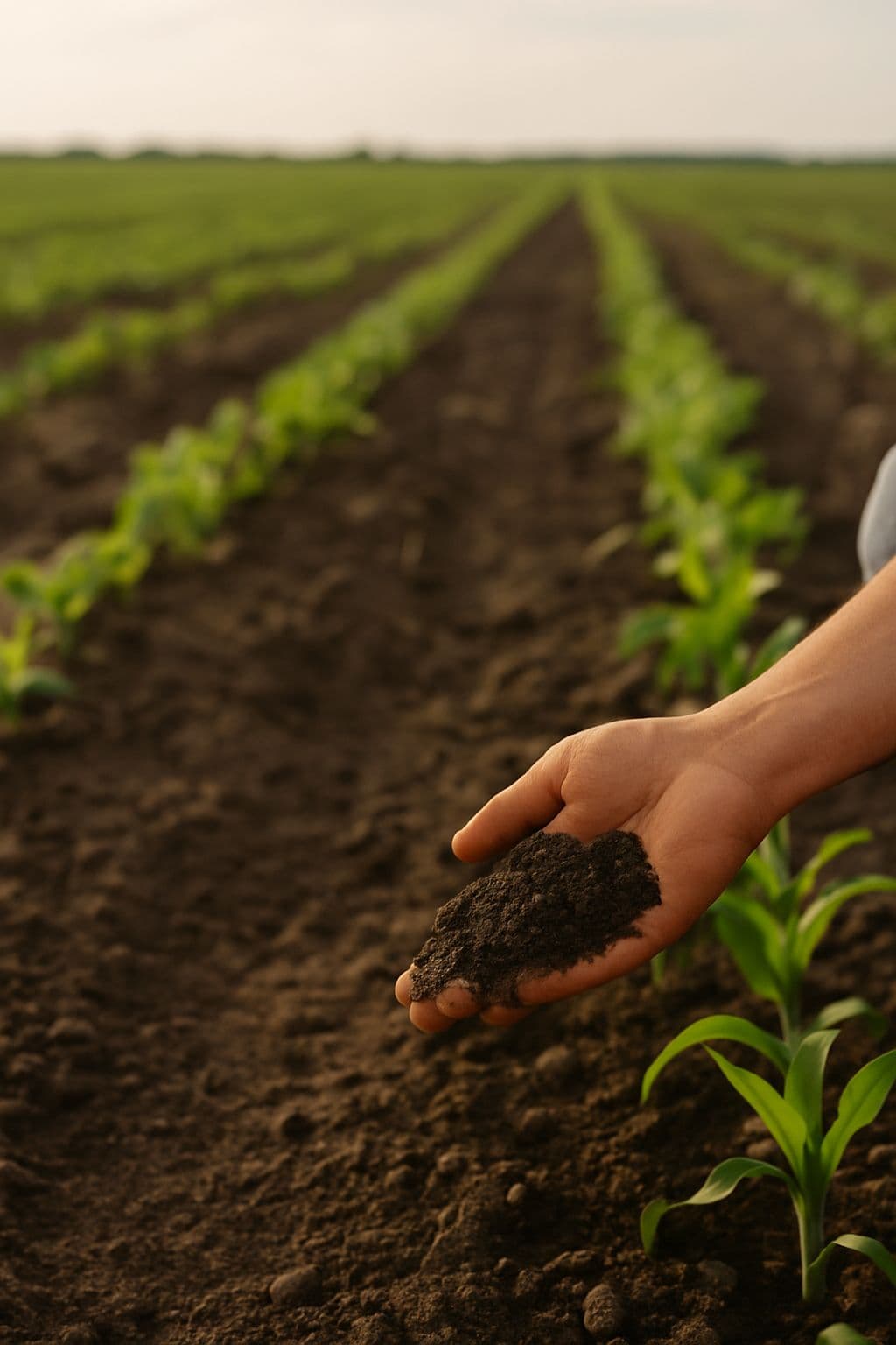 Agricultural drone field